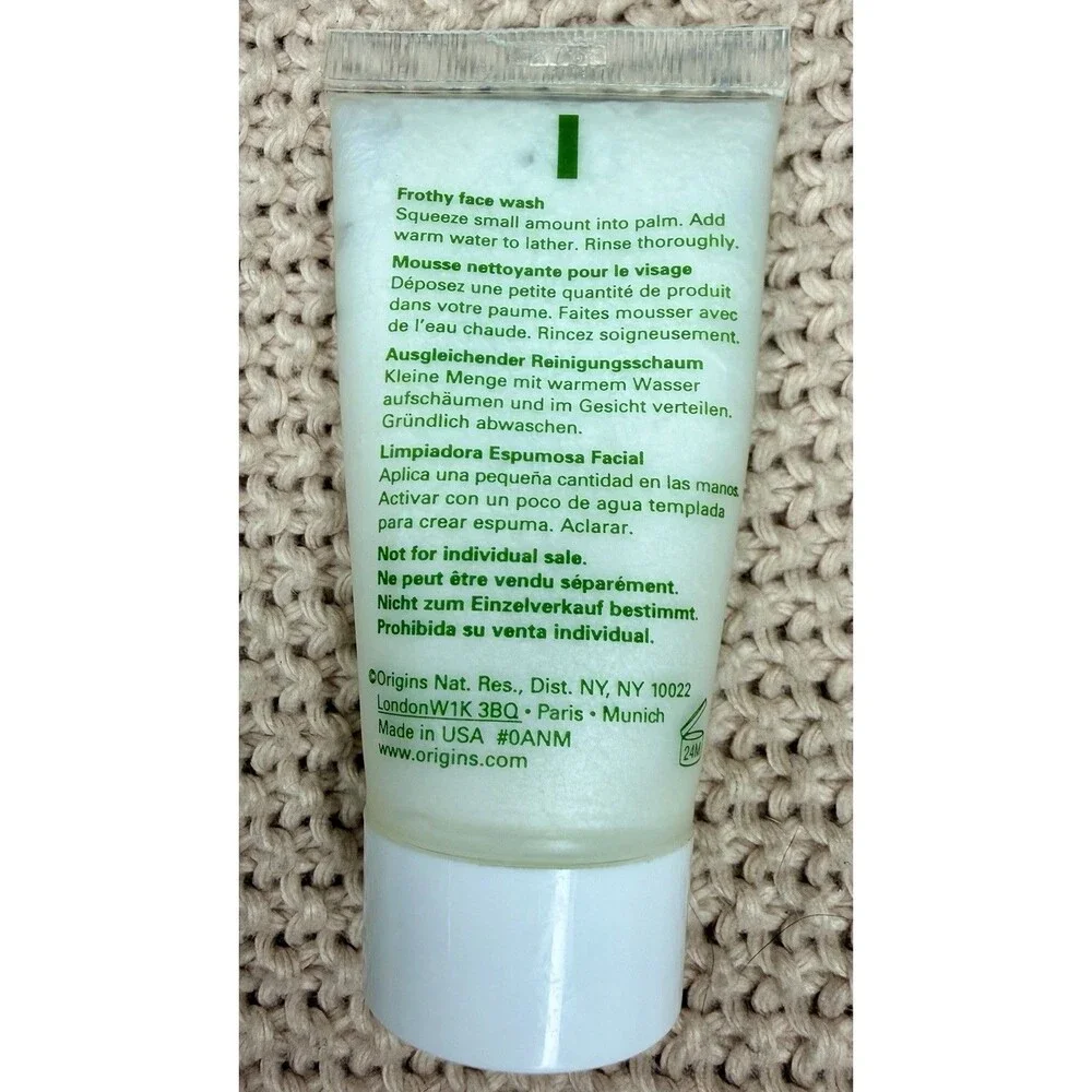 Origins Checks and Balances Frothy Face Wash Travel Size 30mL/1oz NEW